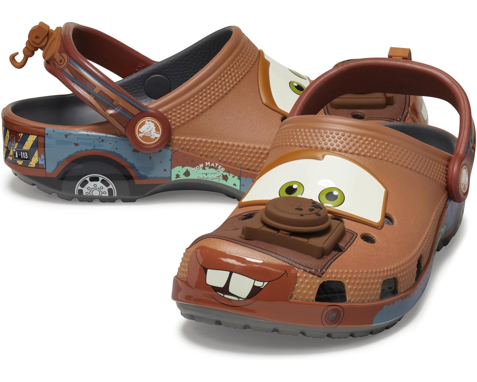 Crocs Disney Cars Mater-Zuecos clásicos, Obstrucción niños Unisex