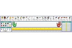 North Star Traditional Manuscript Desk Plate Large for Classroom