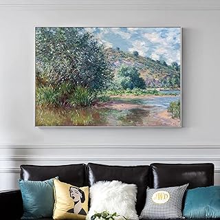 Claude Monet Paesaggio Dipinti Su Tela Riproduzione Impressionista Wall Art Quadri Su Tela Per Soggiorno Complementi Arredo Casa 70x100 cm Frameless