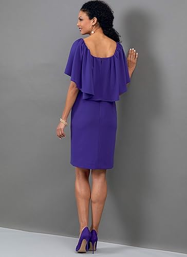 Miniatura 4 de Butterick Patterns - Patrones de costura para vestido de manga larga y corta 40 a 157in color blanco