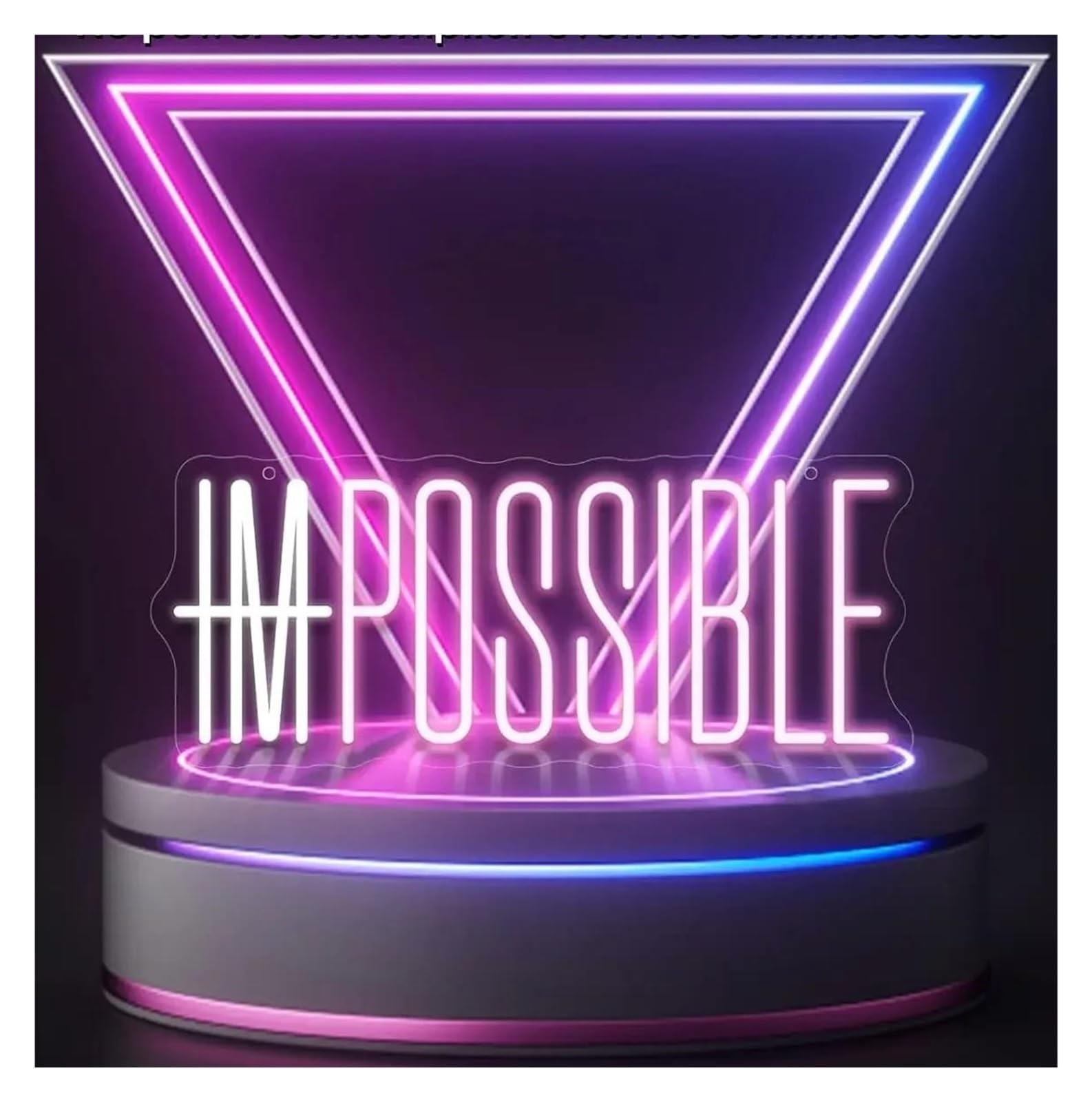 Insegna luminosa al neon SONO POSSIBILE per insegne al per neon con luminosità regolabile a LED