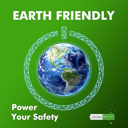 Miniatura 6 de Voniko Paquete de 12 baterías recargables AAA NiMH Enecycle Triple A, ultra largas, 850 mAh, recarga hasta 1000 veces, precargadas (1.2 V)