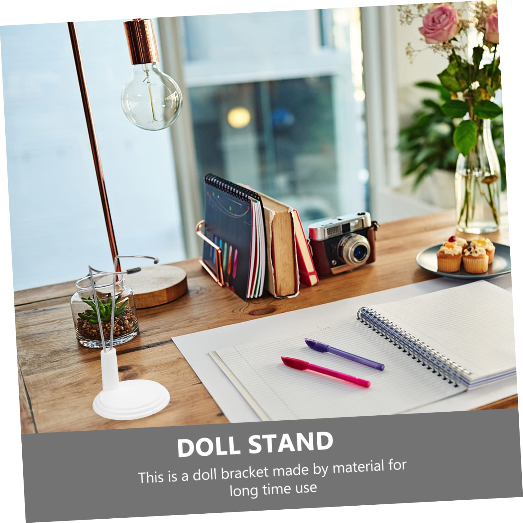 VICASKY Portable 15cm Doll Stand Doll Armature for Fashion Storage Rack 6 Pieces for Home Decor