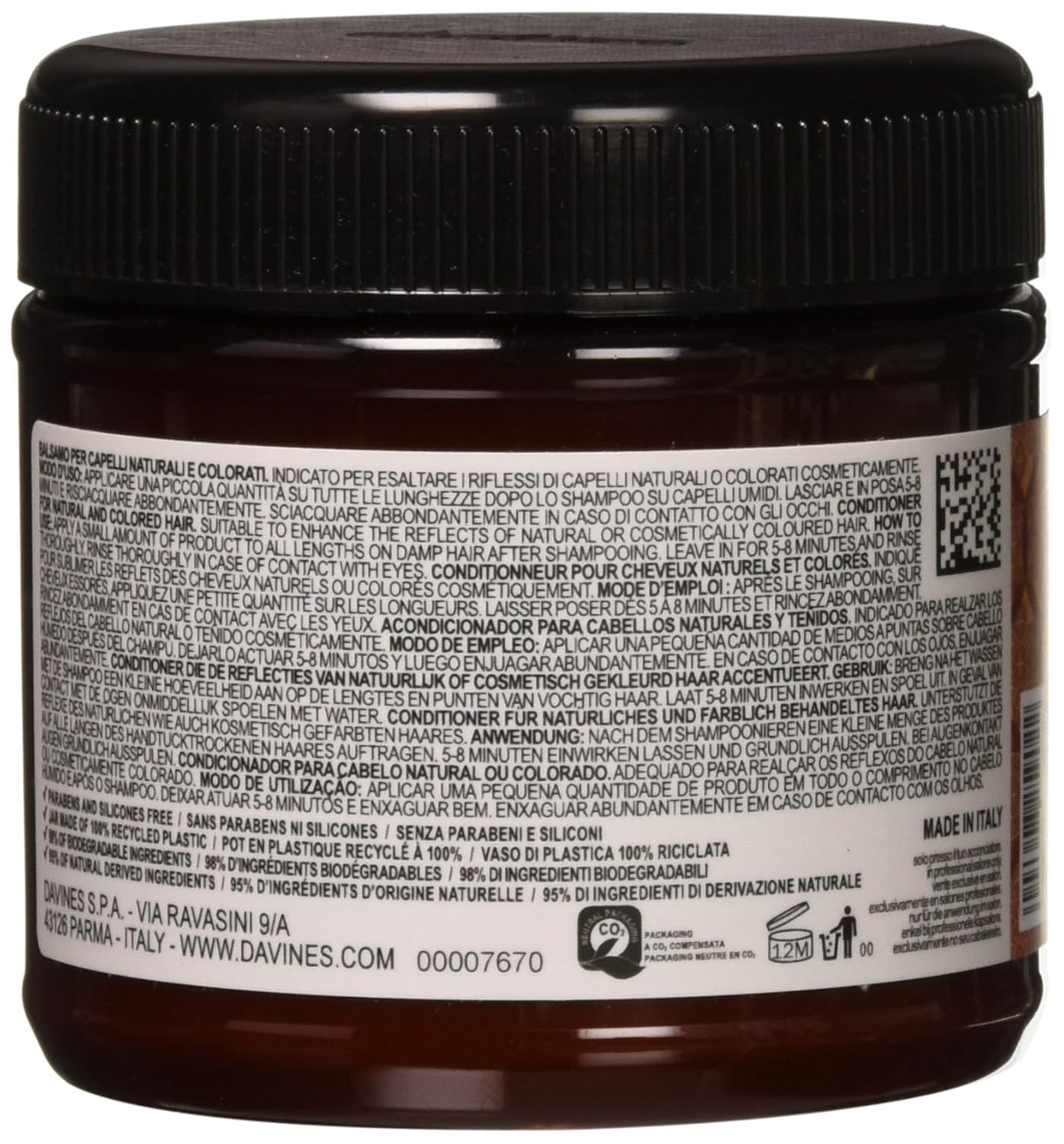 Davines Alchemic Conditioner, Copper, 8.81 oz.
