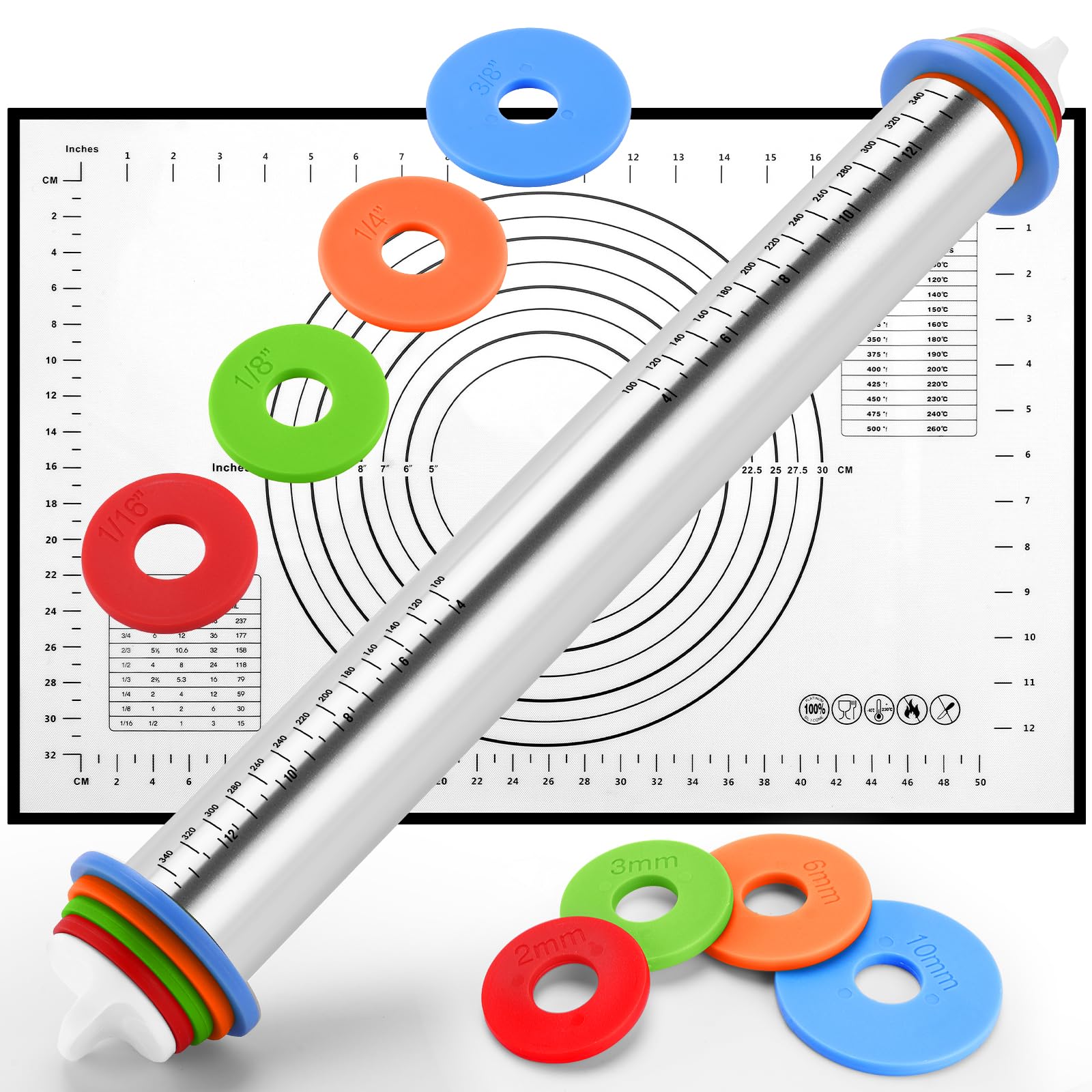 Dough Rolling Mat Best Pastry Mat Best Pastry Mat For Rolling