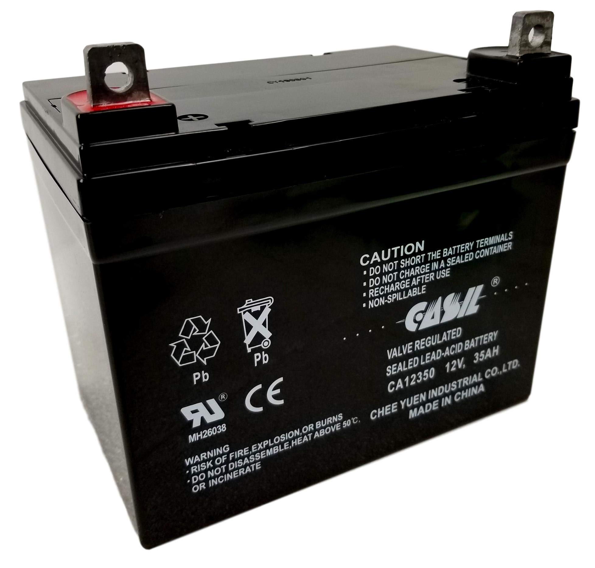 Casil12V 35Ah Replacement Battery Compatible with C.T.M. Homecare HS-2850