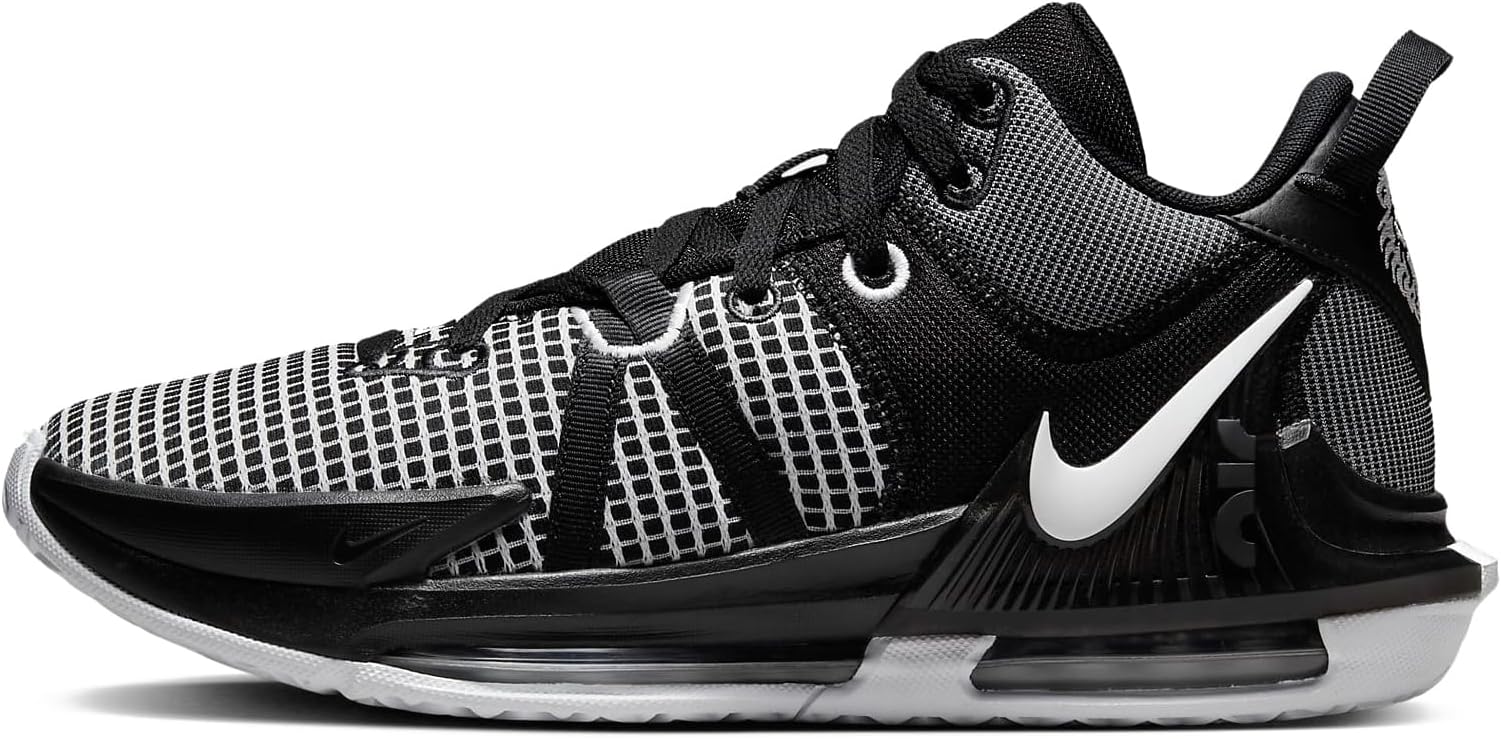NikeLebron Witness 7 (Team) Basketball Shoes (DZ3299-002, Wolf Grey/Wolf Grey/White)