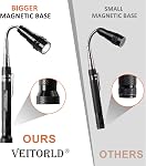 VEITORLD Gifts for Men Dad from Daughter Son Wife, Fathers Day, Extendable Magnetic Flashlight, Telescoping Magnet Pickup Tool, Cool Birthday Gifts for Father Grandpa Husband Boyfriend Women