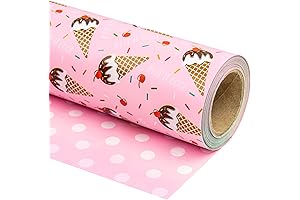 WRAPAHOLIC Reversible Wrapping Paper for Cupcakes
