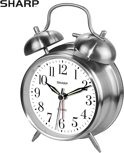 Miniatura 9 de Sharp SPC851 Reloj despertador de campana gemela, verde azulado