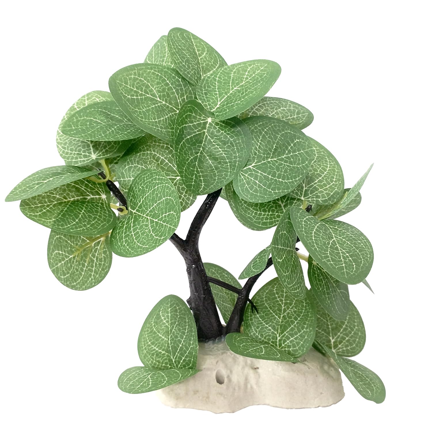 Aquarium Plants Betta Fish Tank Decorations Ornament Small Size Soft Faux Silk Aquarium Plant for Hiding Fish Reptil Green Plant 1 Pcs