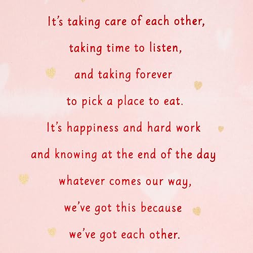 Miniatura 3 de Hallmark Tarjeta de San Valentín para esposa (felicidad y trabajo duro)