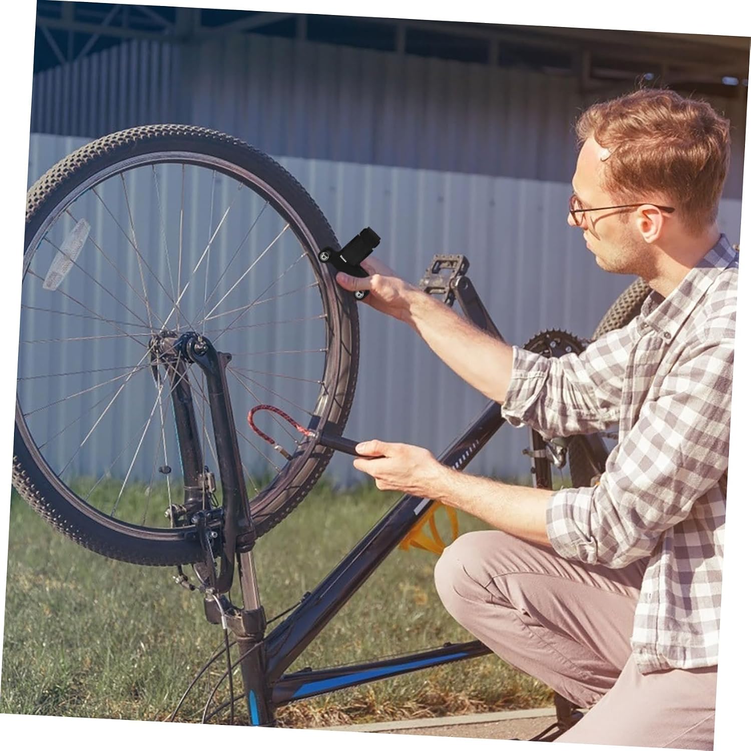 UKCOCO Bike Pump Fixing Clip with Nylon Straps, Secure Mounting Holder image 5
