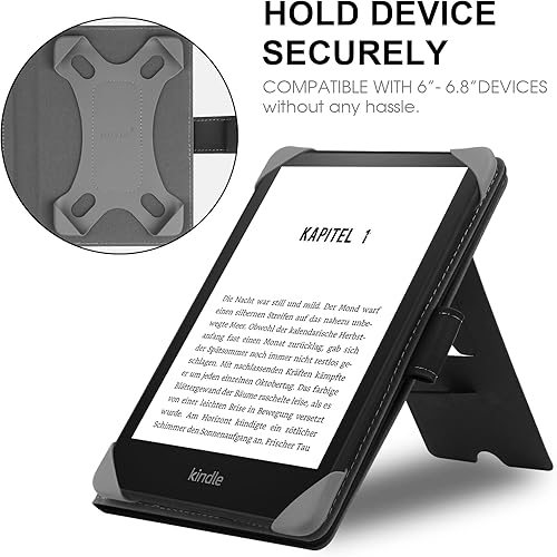 Miniatura 2 de HoYiXi Funda universal compatible con KoboPocketbookTolinoSony E-Book eReader Kindle PaperwhiteKobo Clara HDKobo Clara 2E de 6 a 6.8 pulgadas, color