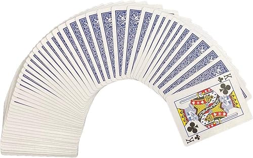 Miniatura 5 de London Magic Works - Tabla de forzar para trucos, espalda azul, traje de club, tamaño de póker (Queen)