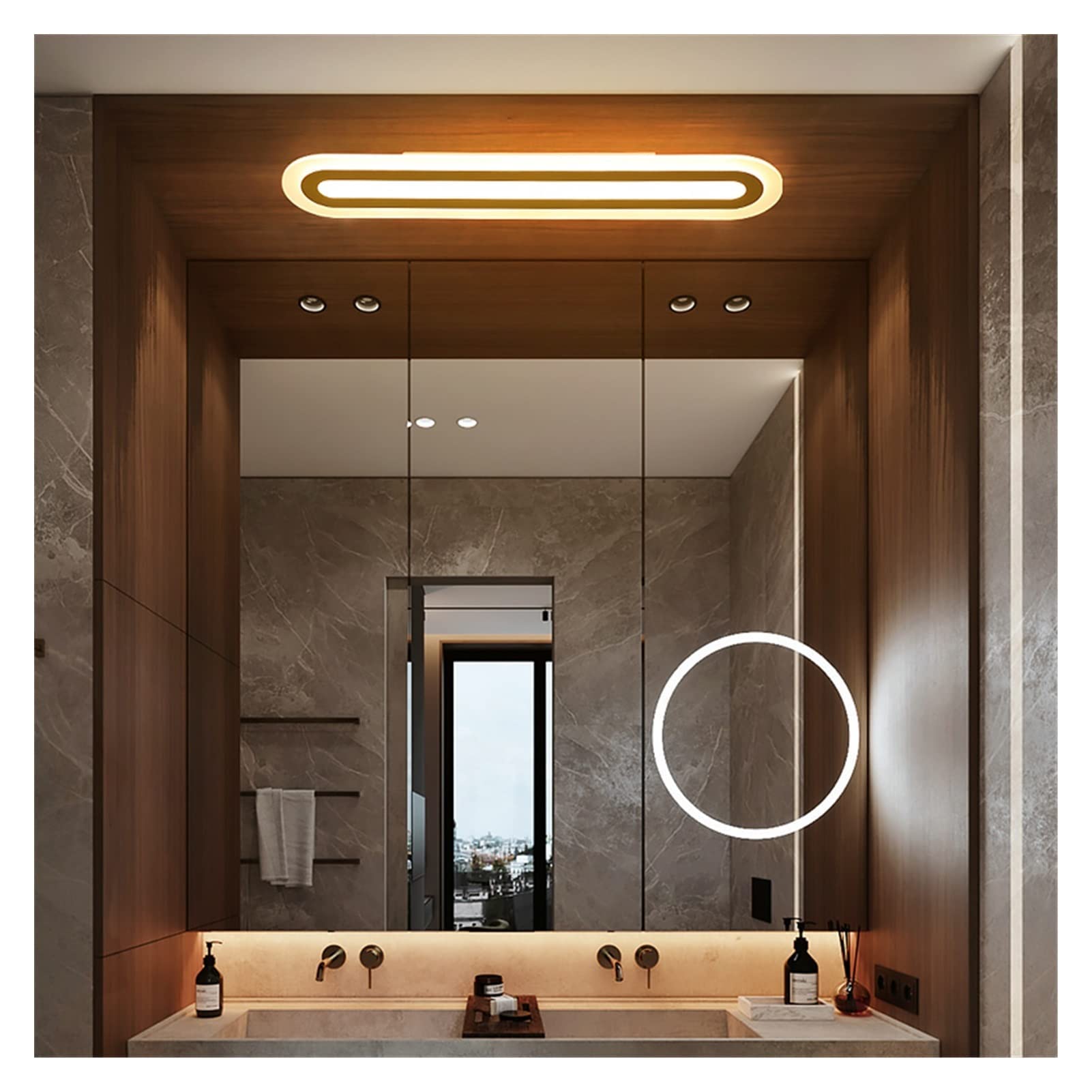 Huayeex Magnetische Bildbeleuchtung - LED Bilderrahmen Licht Mit Fernbedienung 13 Modi