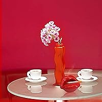 Vista 3 de Ceniceros de cigarrillos de cerámica creativos con estilo de labios Decoración casera de moda (rojo oscuro)
