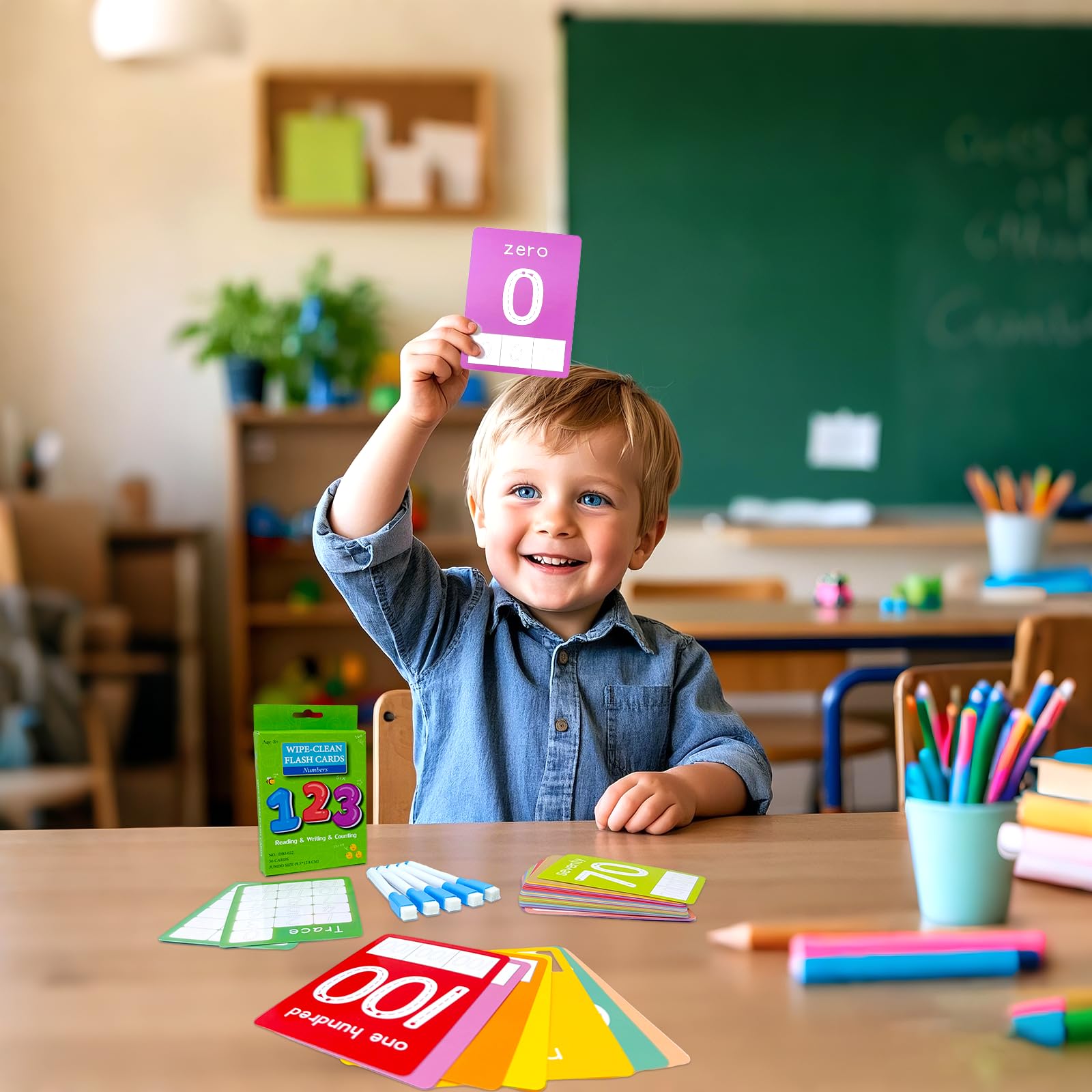 36 tarjetas educativas (123/ABC/matemáticas)