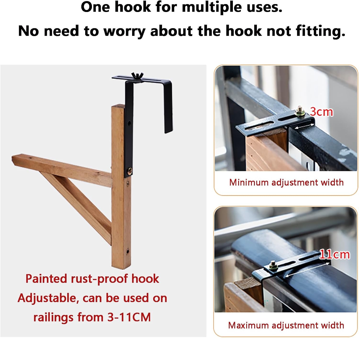 Balcony Railing Hanging Table, Creative Leisure Bar, Small Foldable Home Guardrail Hanging Table, Balcony Small Tea Table, Computer Bar Table, Outdoor Railing Table, Suitable for Outdoor Placement(Car