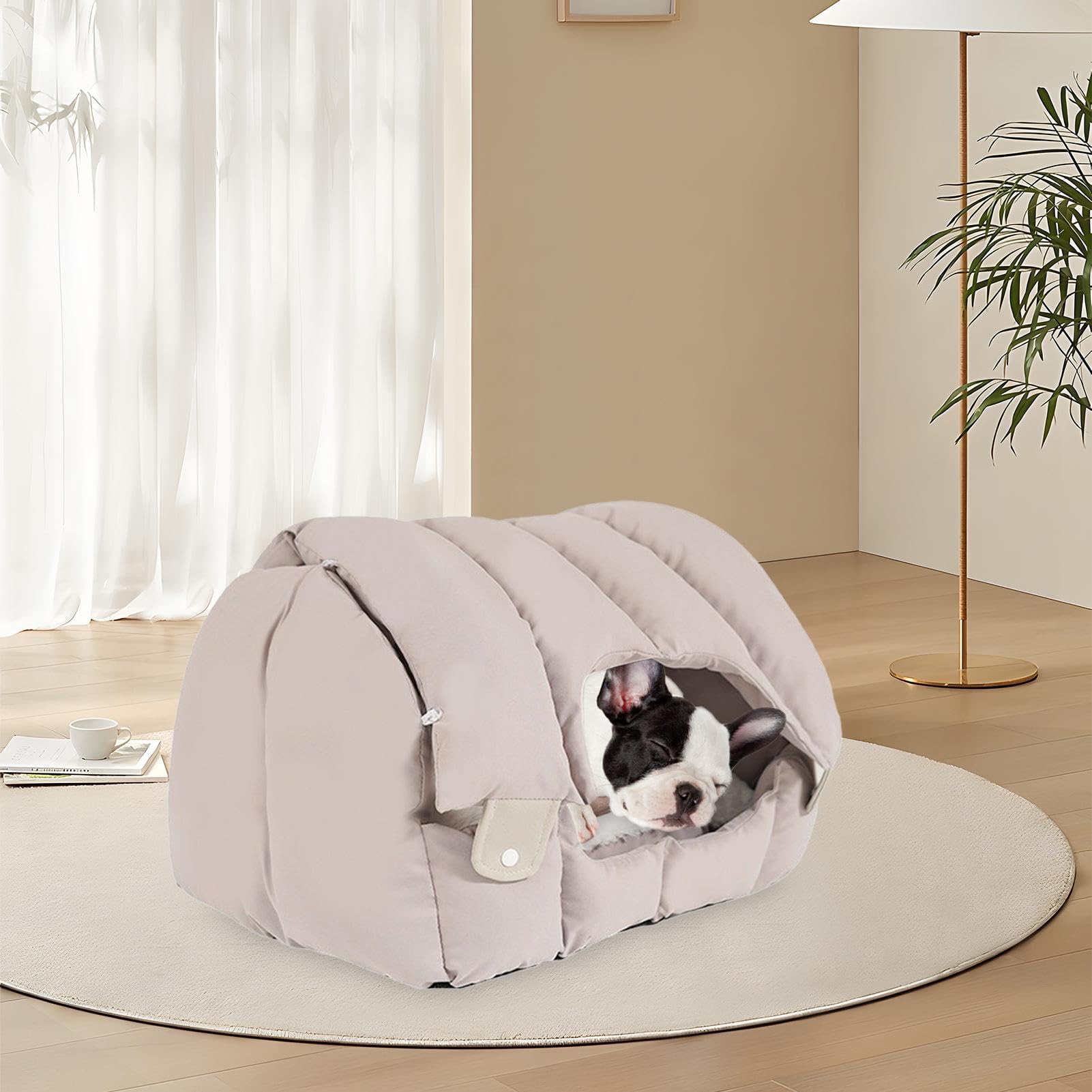 Letti per gatti Grotte, Divano per gatti Letti per gatti chiusi pieghevoli | Forniture per animali domestici antiscivolo rimovibili Lavabile Comodo di