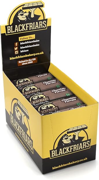Blackfriars Flapjack Multipack Bars - Chocolate Flapjacks 25 x 110g | Flapjack Bars Individually Wrapped | Breakfast Bars Suitable for Vegetarians [UK company]