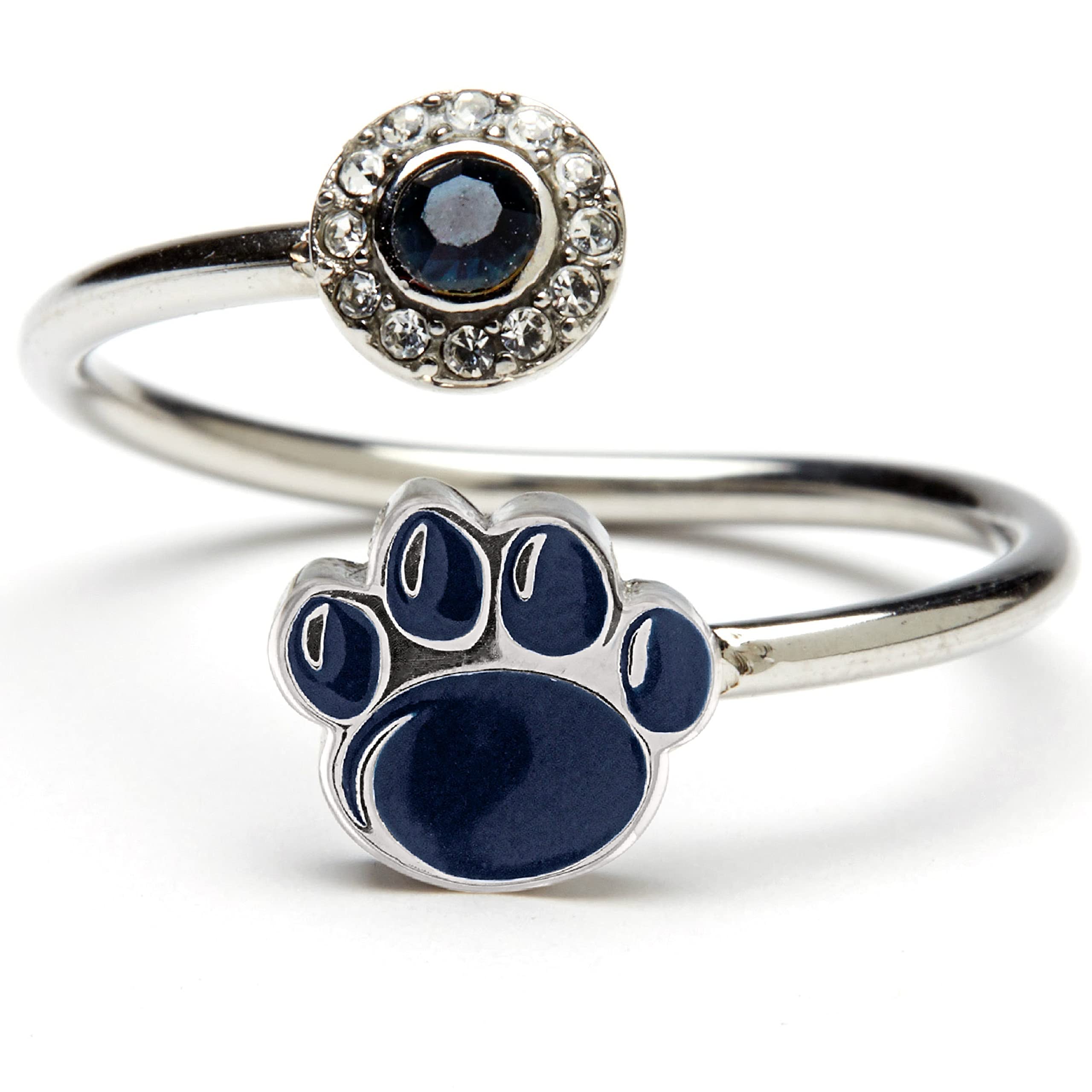 Stone Armory Penn State University ring for Women | paw Penn State Jewelry | Penn State University Nittany Lions class ring | Perfect Penn State Gift for Fans, Students, Alumni | Adjustable in size Penn State Nittany Lions ring