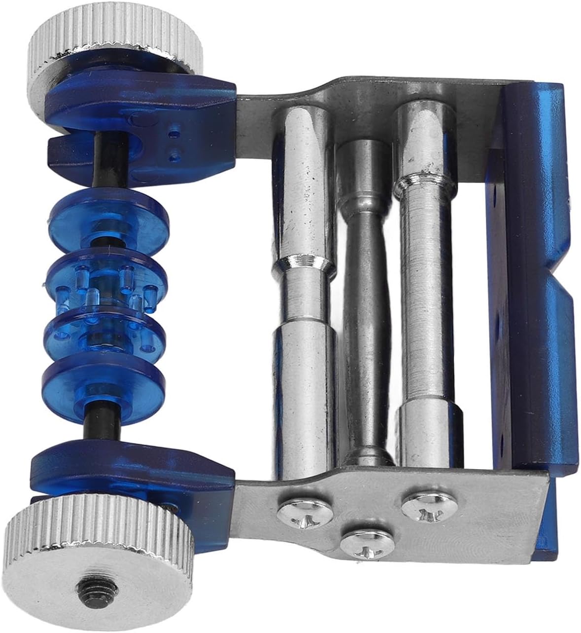 Archery Bowstring Serving Thread Jig, Archery Material Tool for Easy Rope Replacement for Recurve Bow (Blue)