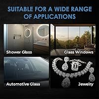 Vista 8 de Polvo de reparación de vidrio de óxido de cerio de grado óptico de 1 libra, reparación de ventanas de vidrio y parabrisas, grado óptico, para uso