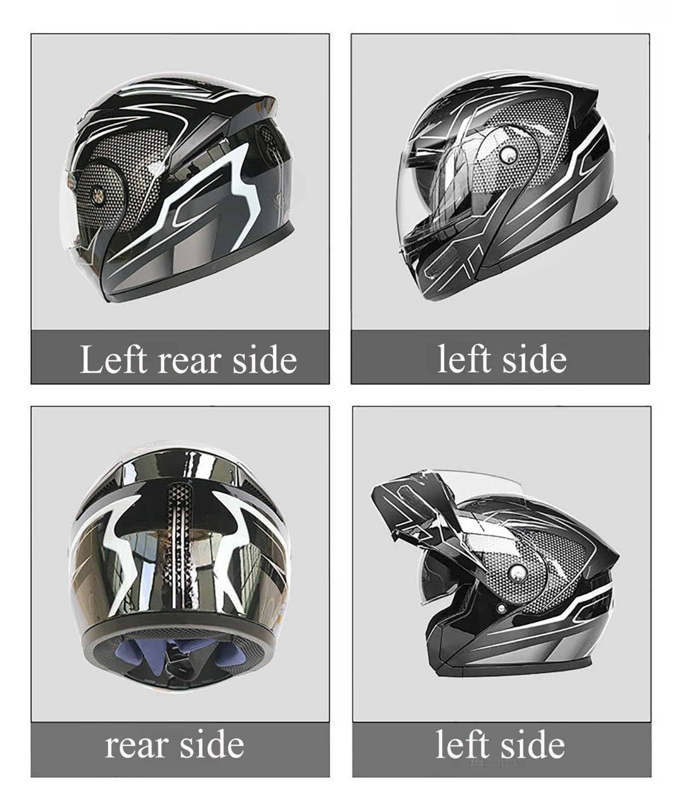 Modułowy Kask Motocyklowy ECE/DOT Zatwierdzony Wentylacja Składana Konstrukcja Kask Motocyklowy Dla Dorosłych Mężczyzn I Kobiet Integralny Kask Motocyklowy Do Jazdy Miejskie