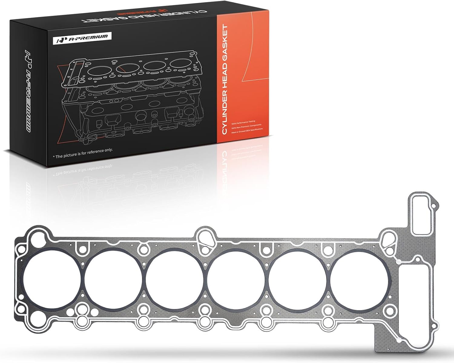 A-Premium L6 Engine Cylinder Head Gasket Compatible with BMW 323i 323is 1998 2.5L, 325i 325is 1992-1995 2.5L, 328i 328is 1996-1998 2.8L, 525i 1991-1995 2.5L, 525iT 1993 2.5L, 528i Z3 1997-1998 2.8L