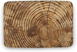 Bathroom Rugs Wood Grain Texture Bath Mat for Bathroom Anti Slip Shower ...