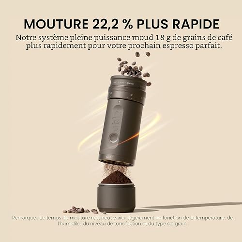 OutIn Fino Portable Electric Coffee Grinder with 28 Precise Grind Settings - 5