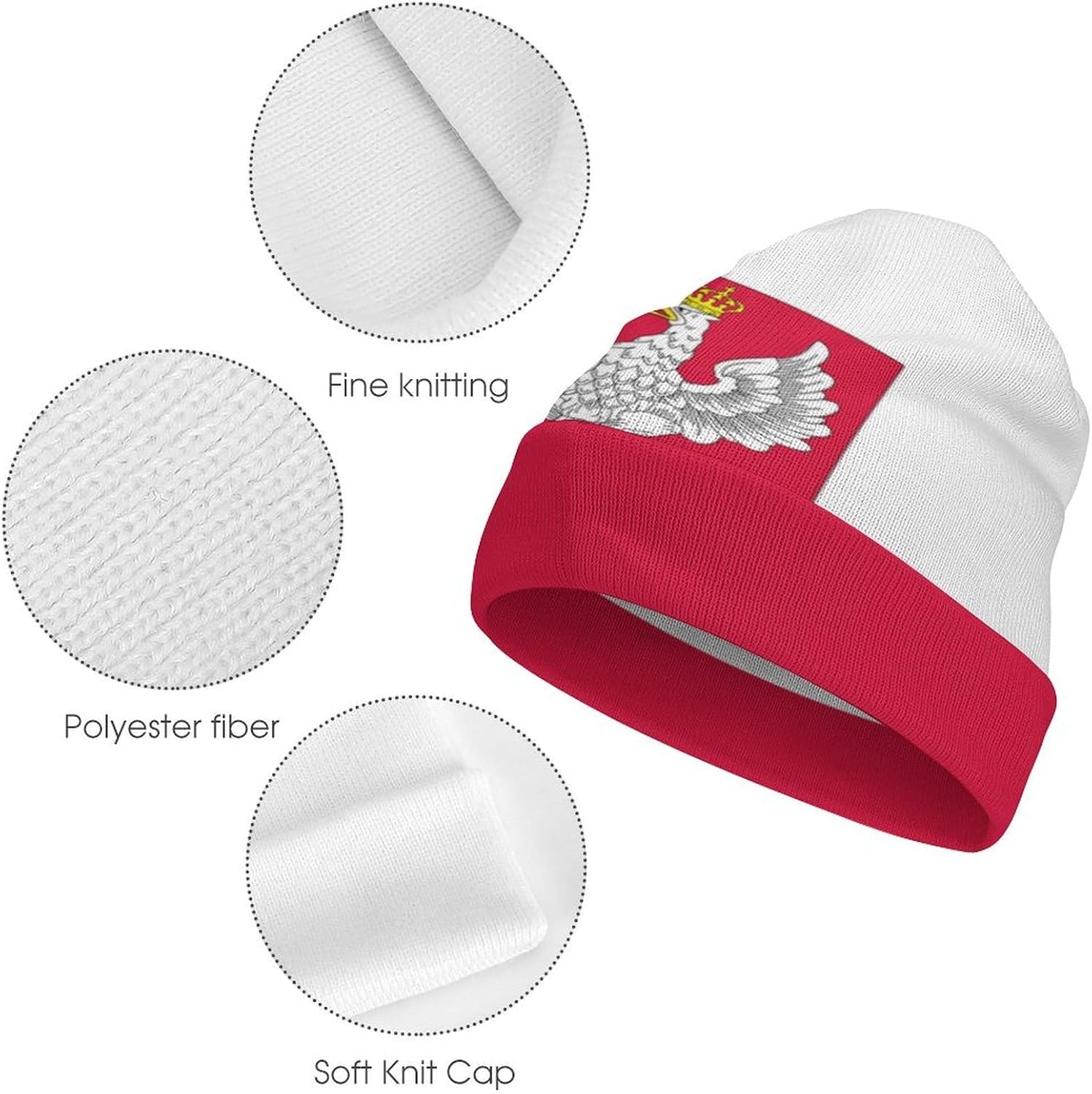 Zakqeik Virgin Islands Flag Women Winter Beanie Hat Warm Snow Knit Skull-Ski Cap Running