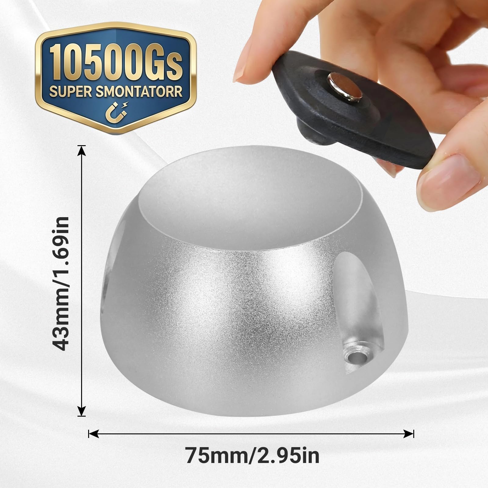 Magnete Antifurto con Gancio, 20000GS Disattivatore di Sicurezza per Rimuovere Antifurto sui Vestiti, Detergitore Magnetico, Potente per Etichette Negozi e Rimozione Etichette Antifurto