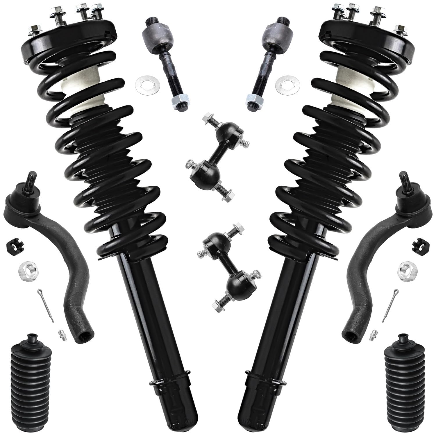 Detroit Axle - 10pc Front Struts Kit for 2004 2005 2006 2007 2008 Acura TSX