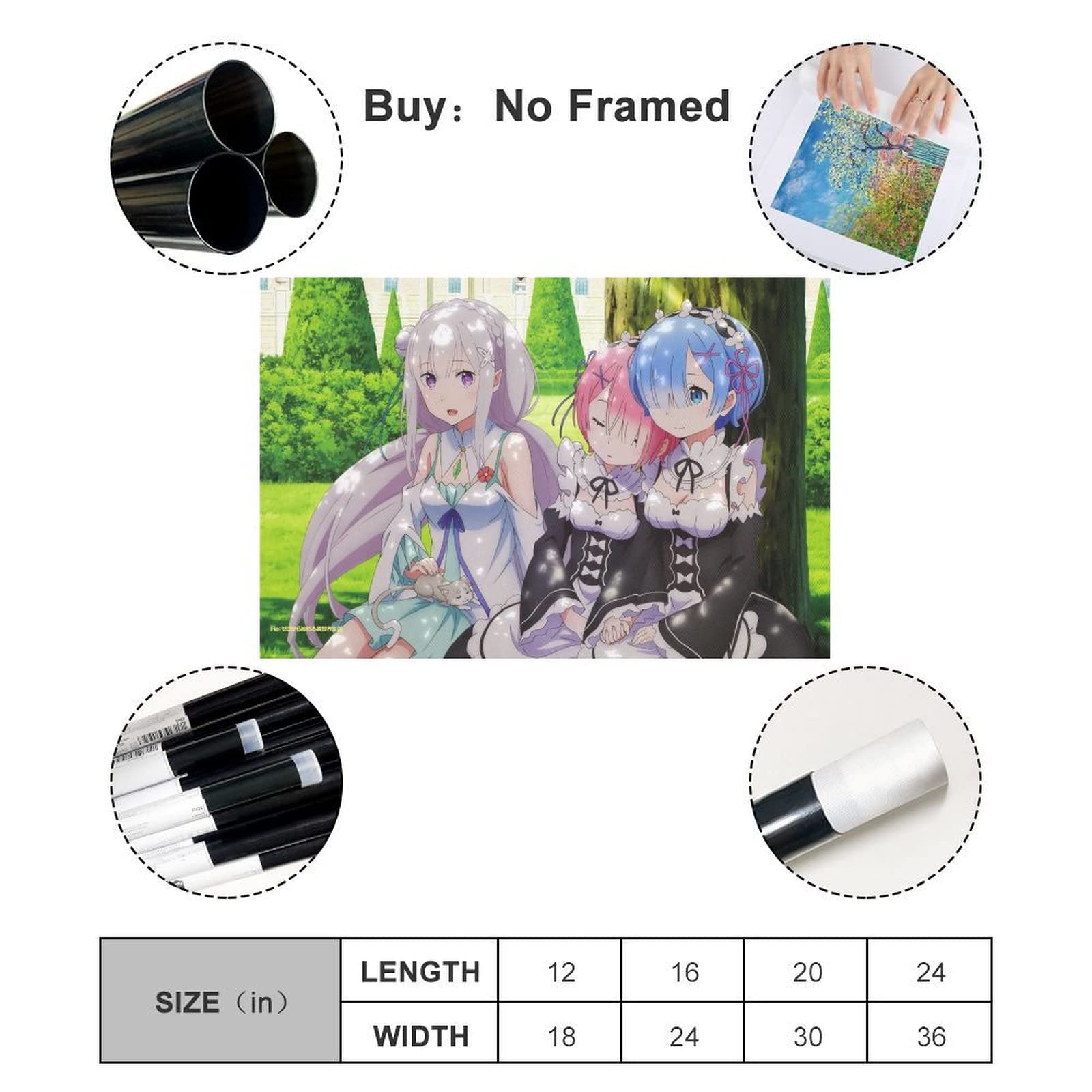 Amazon.co.jp: Reゼロから始める異世界生活 レム エミリア ラム 人気 