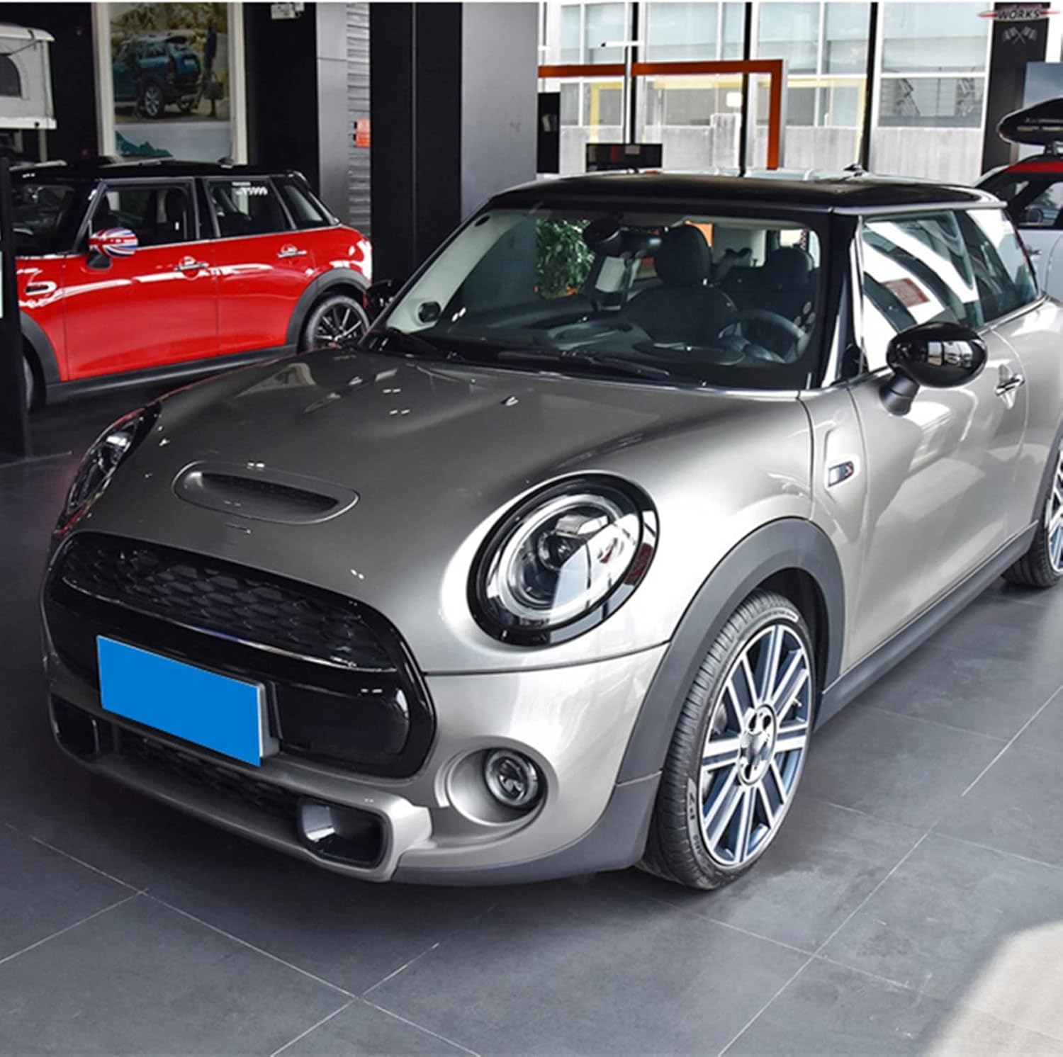 Replacement Car Headlight + Taillight Frame Trim For BMW Mini Cooper S F55 F56 F57 JCW 2014-2021 Gloss Black