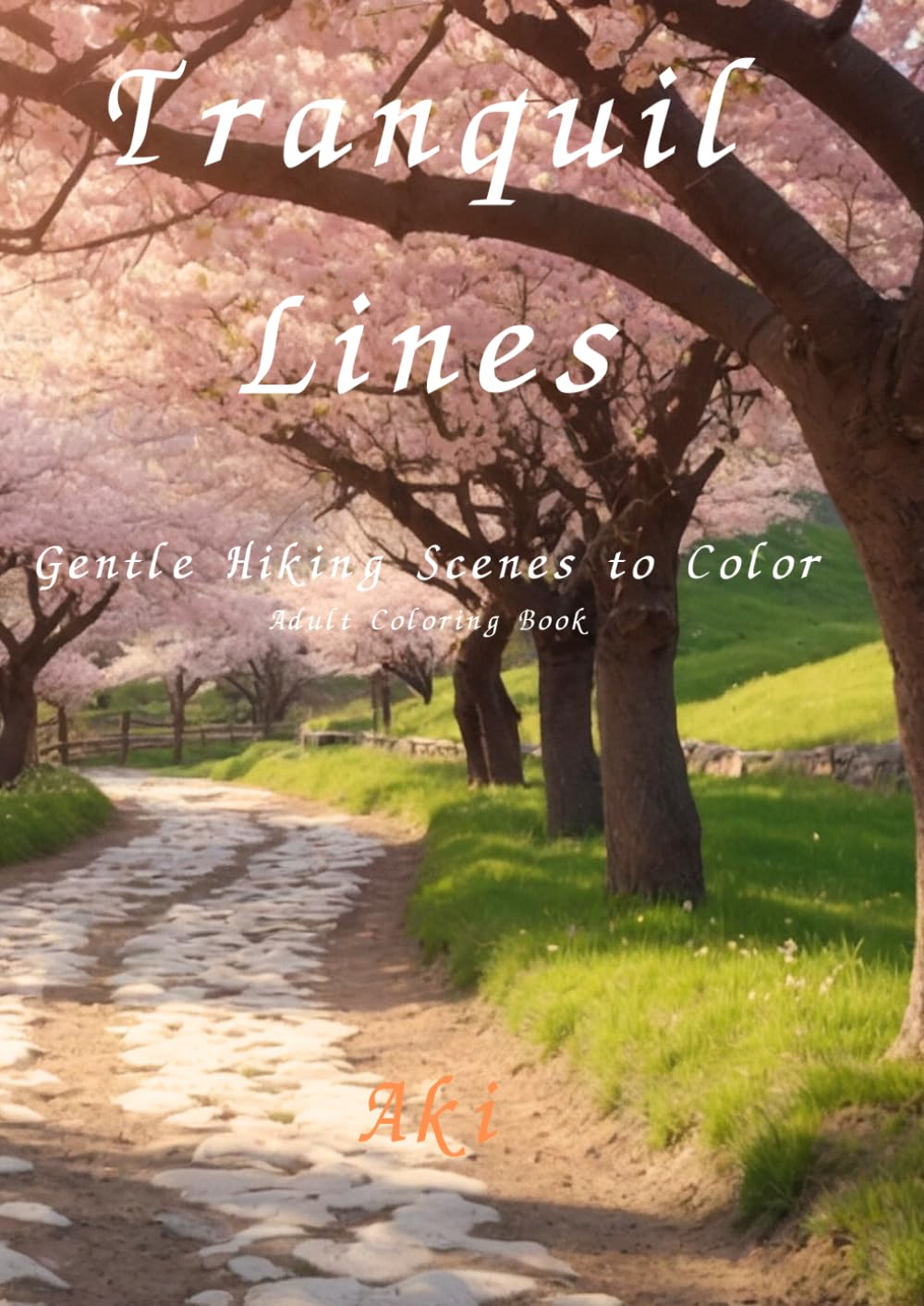 Tranquil Lines: Gentle Hiking Scenes to Color:Adult Coloring Book