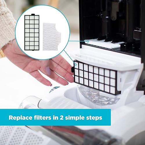Miniatura 8 de Simplicity Vacuums Paquete con bolsas de aspiradora tipo A y juego de filtros para aspiradora vertical S20EZM Allergy, bolsas de vacío SAH-6 y juego