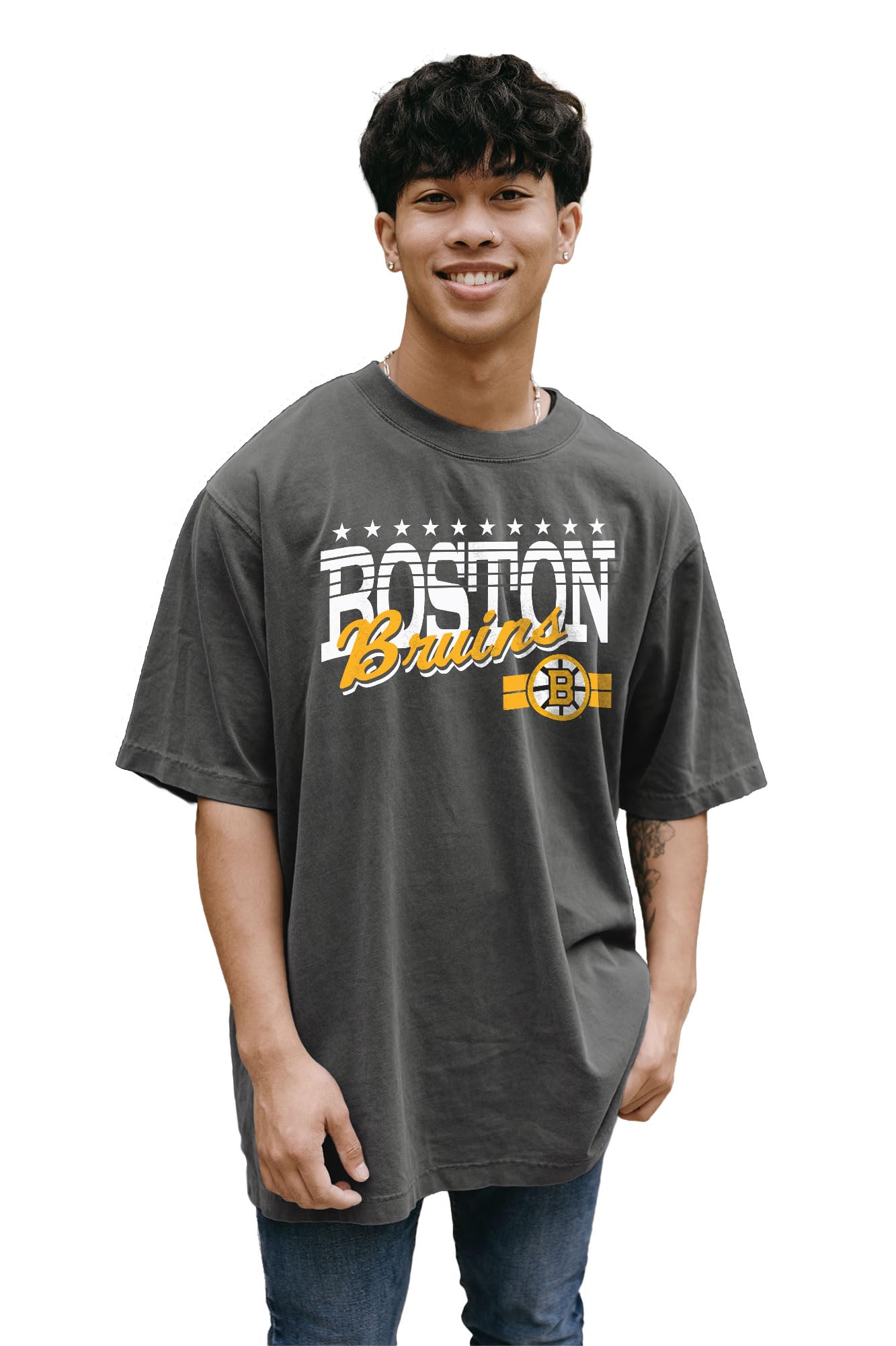 Blue 84 NHL Officially Licensed T-Shirt Throwback Team Color