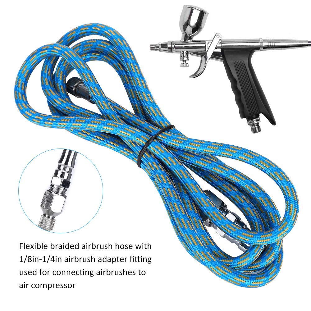 Tubo Aria Da 1/8 Pollice Femmina Per Mini Compressori Da Modellismo, Lunghezza 3 Metri, Doppio Attacco Da 8 Mm Di Diametro Interno