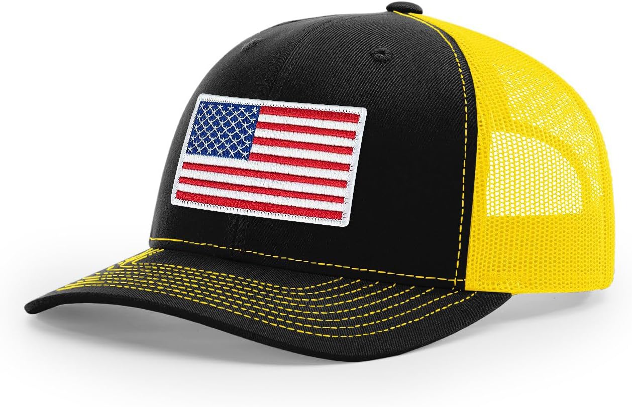 Richardson 112 Custom Graphic Trucker Patch Hats - Structured Five and Six Panel Richardson Premium Caps