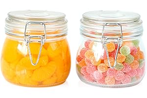 Glass Candy Jar with Lid