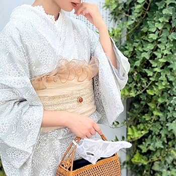 踊り着物、 オーガンジー 真珠パール色 踊り着物、 オーガンジー 真珠