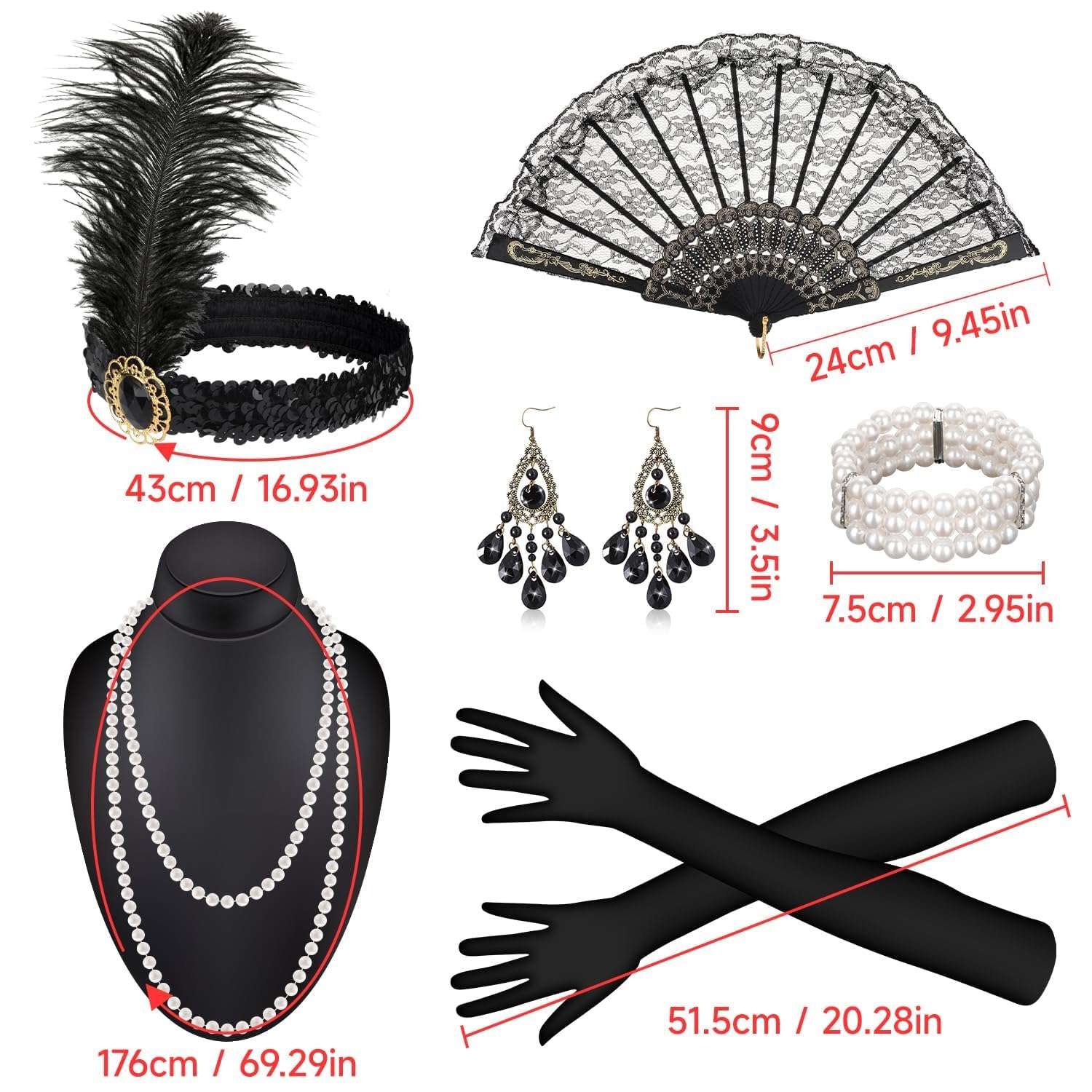 Alintor Vestito Charleston Donna, Vestito Anni 20 Donna, Vestito Frange Donna, Abito Anni 20 Donna, Flapper Anni 20 Donna