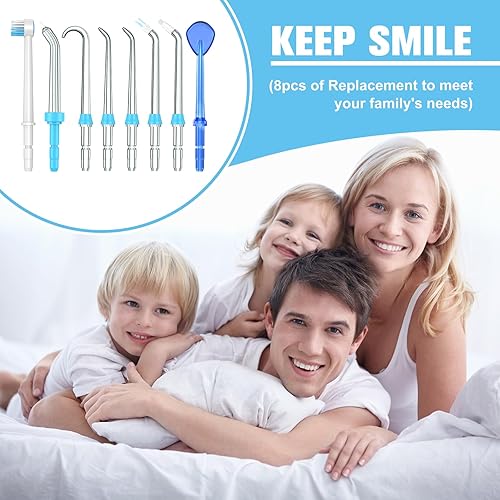 Miniatura 3 de Puntas de repuesto para irrigador de agua Waterpik, puntas de repuesto clásicas compatibles con irrigador oral Waterpik, cabezales de cepillo de