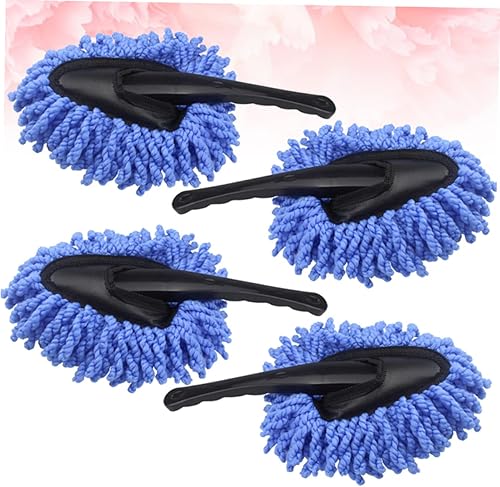 Miniatura 8 de Cepillo de cera para coche, cepillo para polvo, limpiador interior de coche, mango ergonómico, 4 unidades