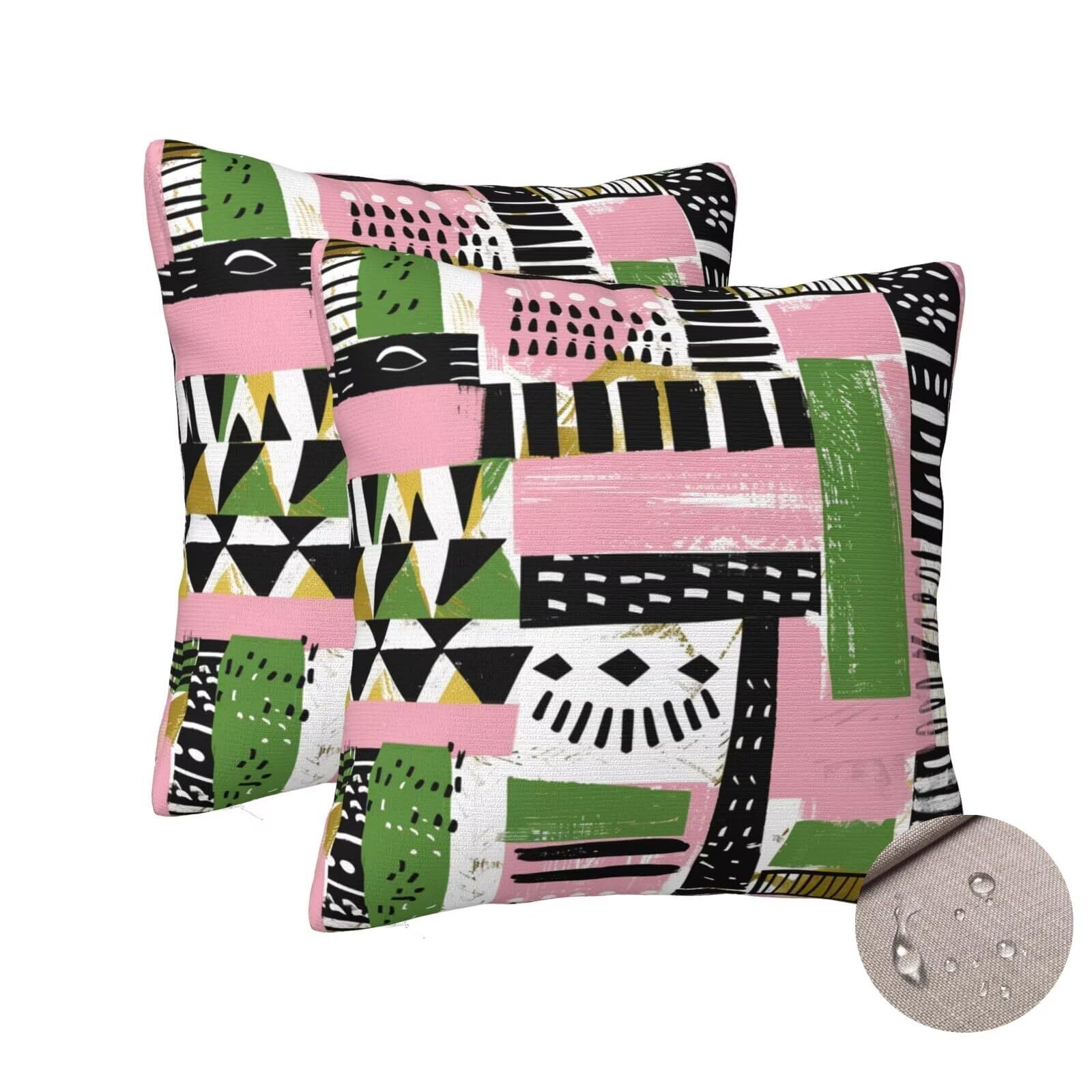 Housse coussin 70x70 cm anti pluie pour protéger et décorer le canapé extérieur