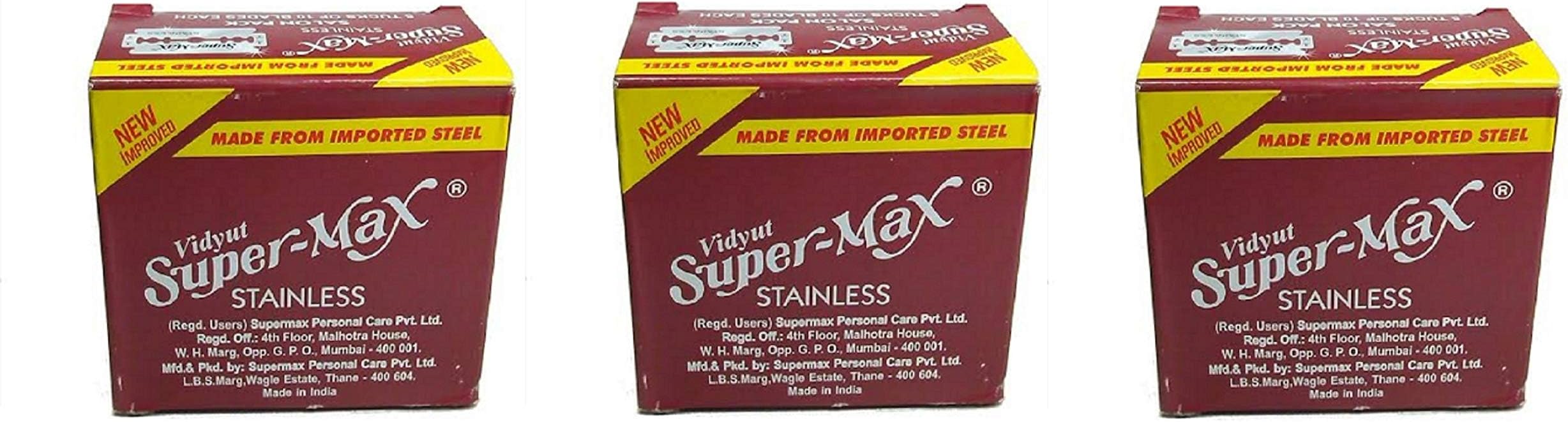 Supermax Blades Pack of 3