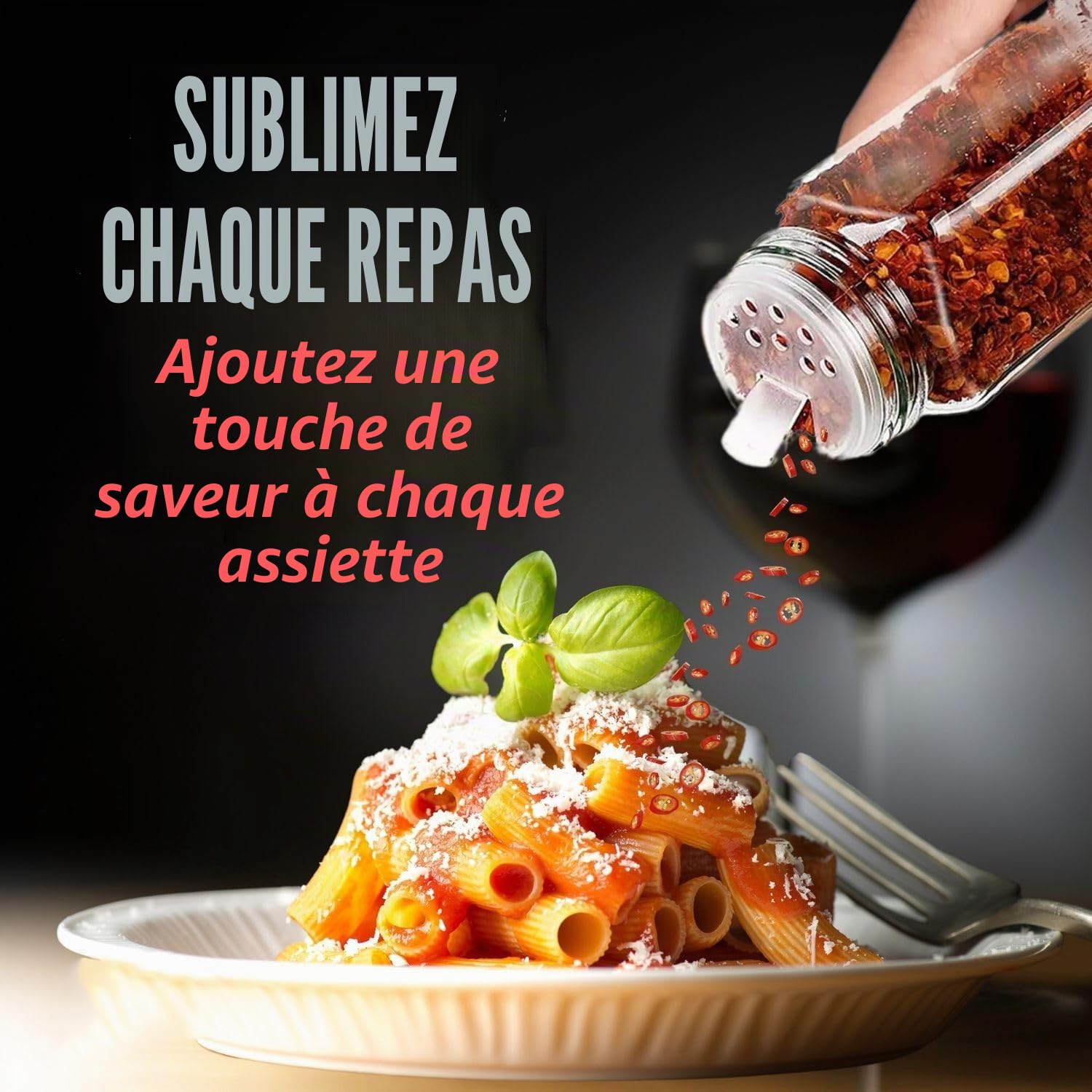 Lot de 4 étagères à épices à 4 étages avec 28 pots à épices et 180 étiquettes, support à épices, à poser et à monter au mur, pour cuisine, armoire et plan de travail